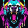 Colorful Bear Diamond Painting