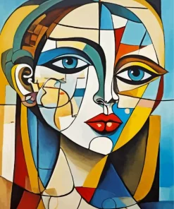 Colorful Cubism Lady Diamond Painting