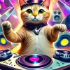 Cool Dj Cat Diamond Painting