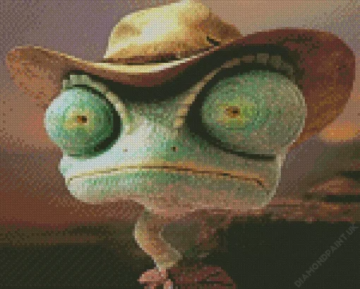 Cowboy Rango Diamond Painting