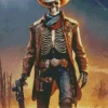 Cowboy Skeleton Diamond Painting