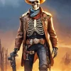 Cowboy Skeleton Diamond Painting