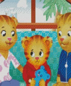 Daniel Tigers Neighborhood Diamond Painting