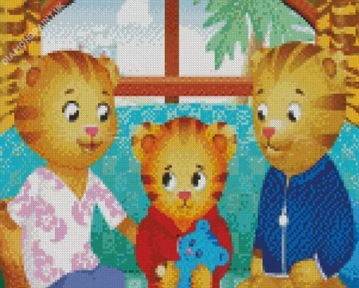 Daniel Tigers Neighborhood Diamond Painting