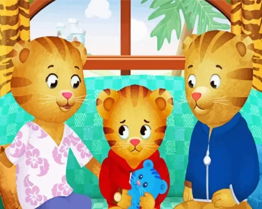 Daniel Tigers Neighborhood Diamond Painting