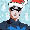 Dick Grayson Christmas Art Diamond Painting