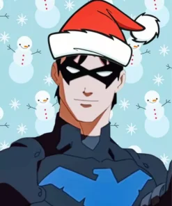 Dick Grayson Christmas Art Diamond Painting