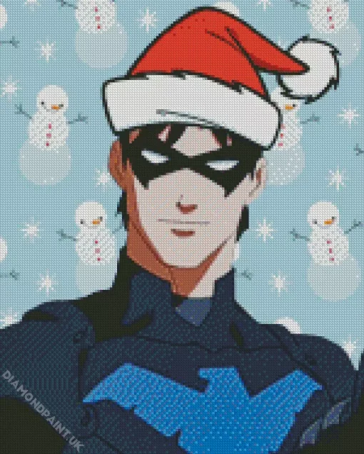 Dick Grayson Christmas Art Diamond Painting