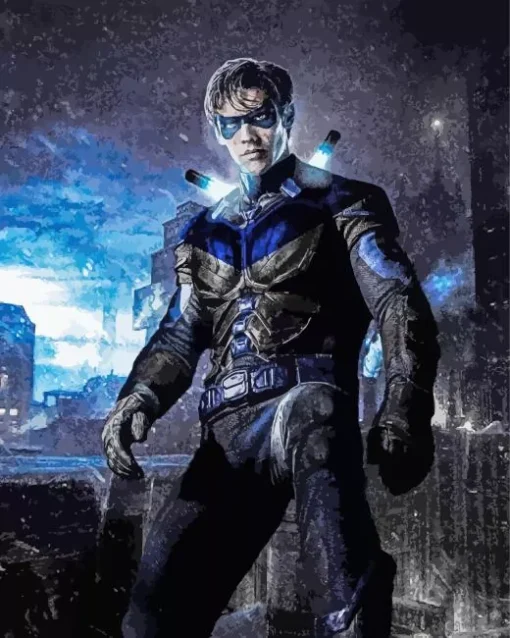 Dick Grayson Nightwing Diamond Painting