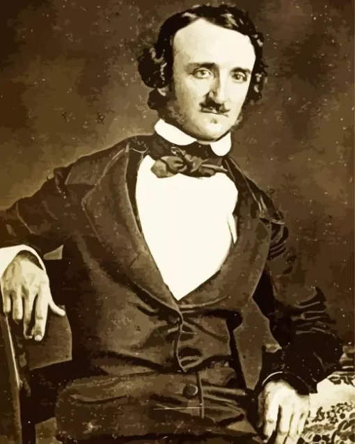 Edgar Allan Poe Diamond Painting