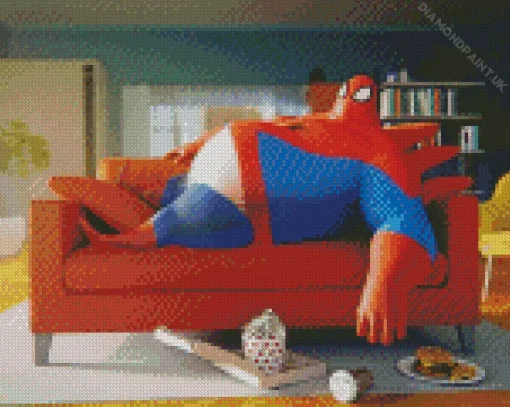 Fat Spider Man Diamond Painting