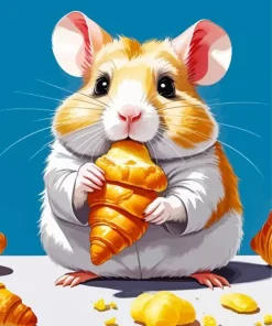 Hamster Eating Diamond Painting