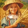 Harvest Girl Diamond Painting