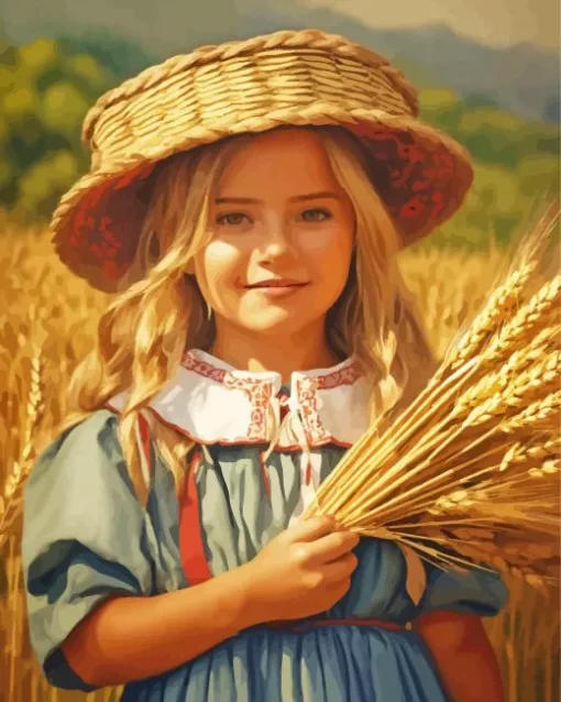 Harvest Girl Diamond Painting