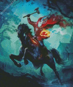 Headless Horseman Diamond Painting