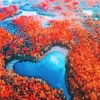 Heart Lake Canada Diamond Painting