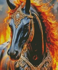 Hell Horse Diamond Painting