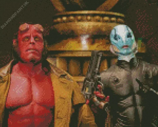 Hellboy Superhero Diamond Painting