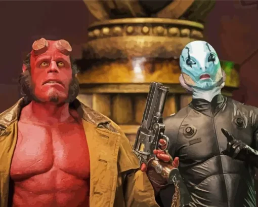 Hellboy Superhero Diamond Painting