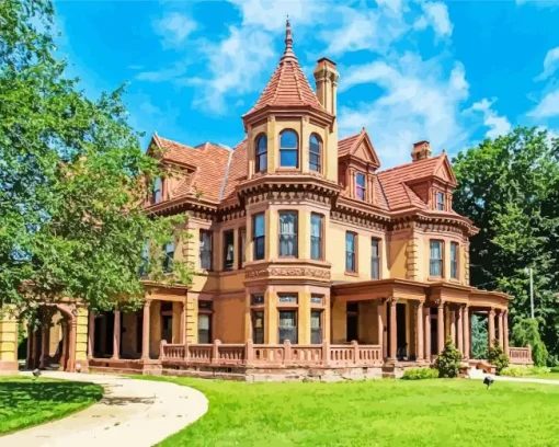 Henry Overholser Mansion Diamond Painting