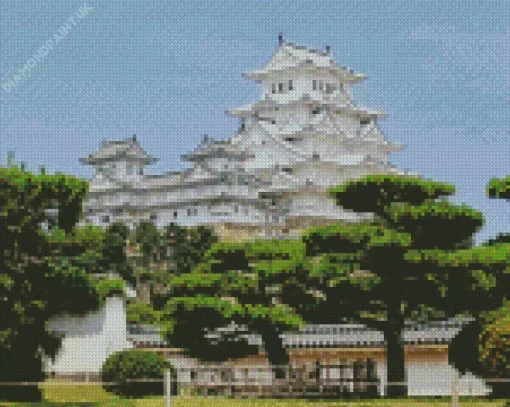 Himeji Castle Diamond Painting