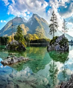 Hintersee Lake Diamond Painting