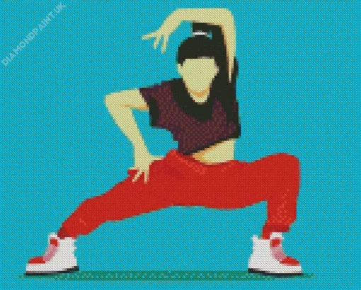 Hip Hop Dancer Diamond Painting