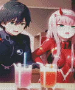 Hiro And Zero Two Diamond Painting