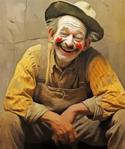 Hobo Clown Diamond Painting