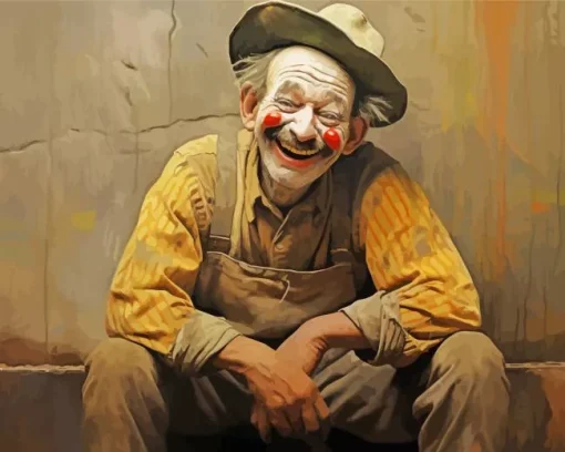 Hobo Clown Diamond Painting