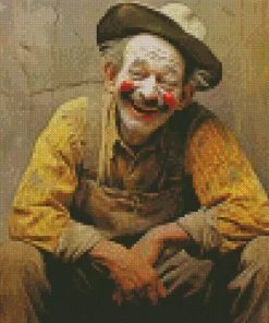 Hobo Clown Diamond Painting