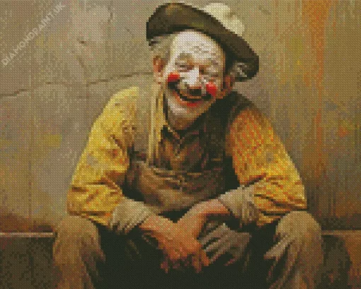 Hobo Clown Diamond Painting