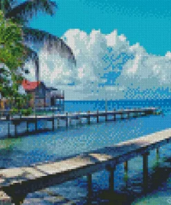 Honduras Coast Diamond Painting