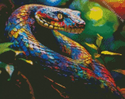 Rainbow Snake Diamond Painting