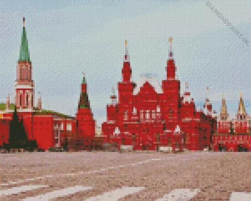 Red Square Moscow Diamond Painting