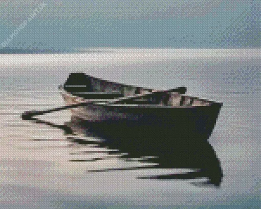 Row Boat Diamond Painting