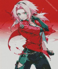 Sakura Haruno Diamond Painting