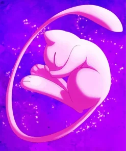 Sleepy Mew Diamond Painting