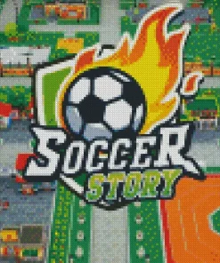 Soccer Story Game Diamond Painting