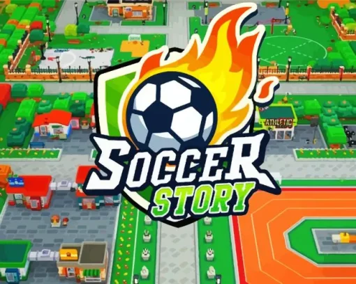 Soccer Story Game Diamond Painting