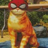 Spider Cat Art Diamond Painting