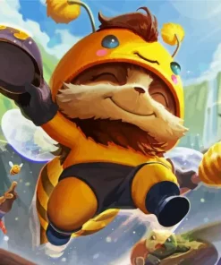 The Bee Teemo Diamond Painting