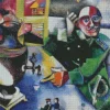 The Soldier Drinks By Marc Chagall Diamond Painting