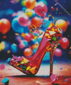 Woman High Heels Diamond Painting