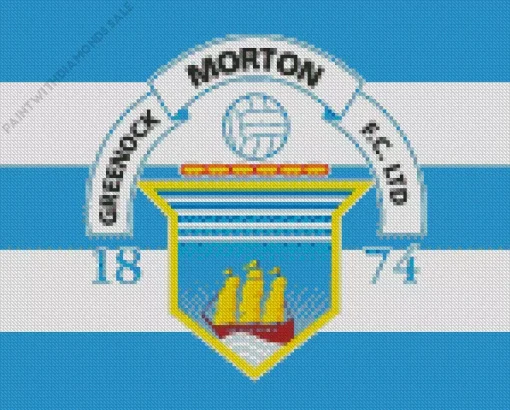 Greenock Morton Logo Diamond Paintings