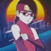 Sarada Uchiha Boruto Wife Diamond Painting