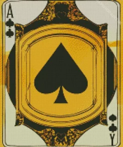 Ace Of Spades Diamond Painting