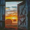 Aesthetic Door Sunset Diamond Painting
