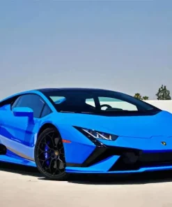 Blue Lamborghini Diamond Painting
