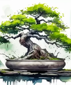 Bonsai Tree Art Diamond Painting